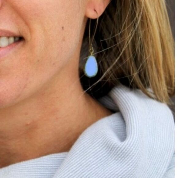BRAND NEW  CATHERINE MALANDRINO 3-PACK STATEMENT GEMSTONE DROP EARRINGS - Picture 1 of 11